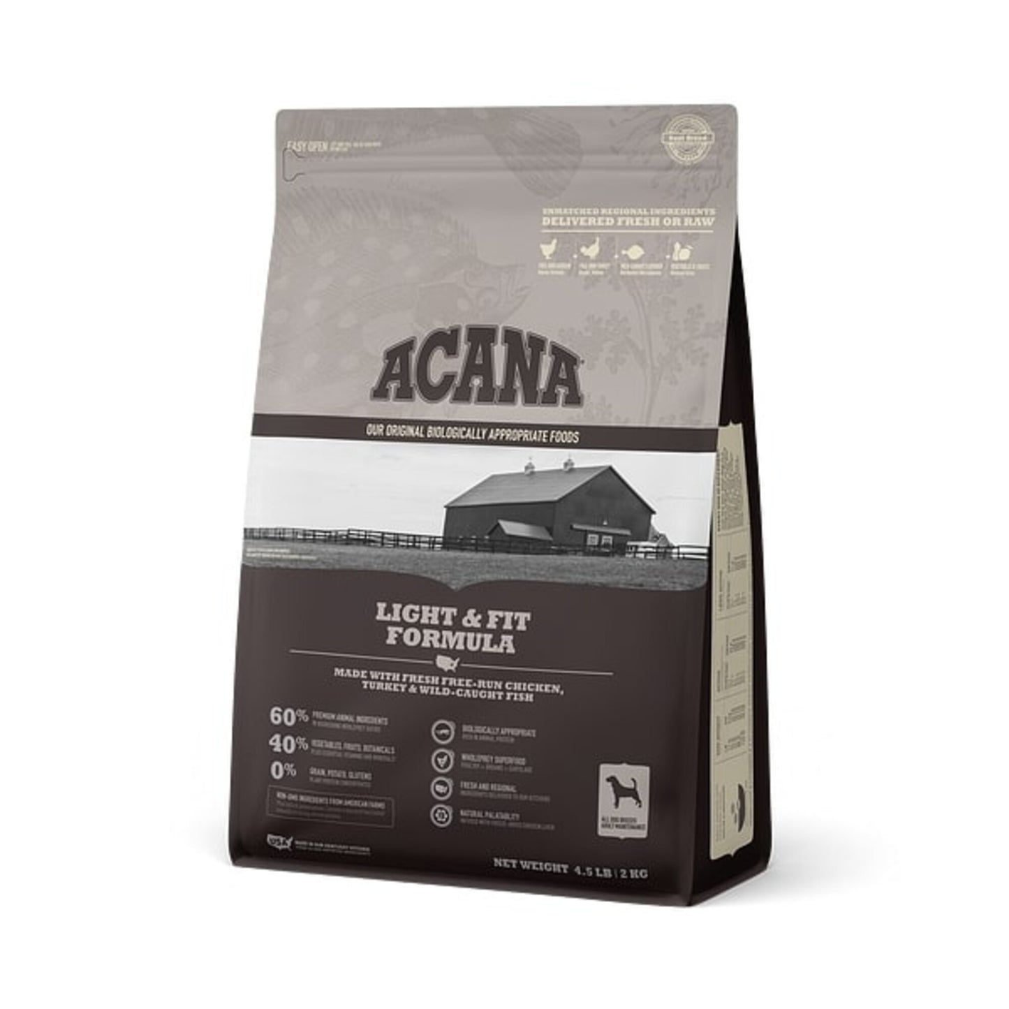ACANA Light & Fit Formula Grain Free Dry Dog Food