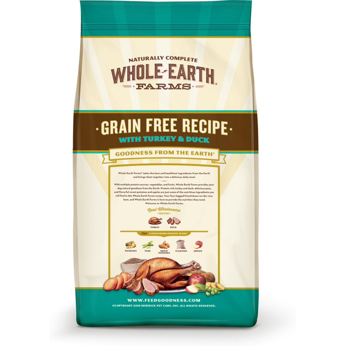 Whole Earth Farms Grain Free Recipe with Turkey and Duck Dry Dog Food