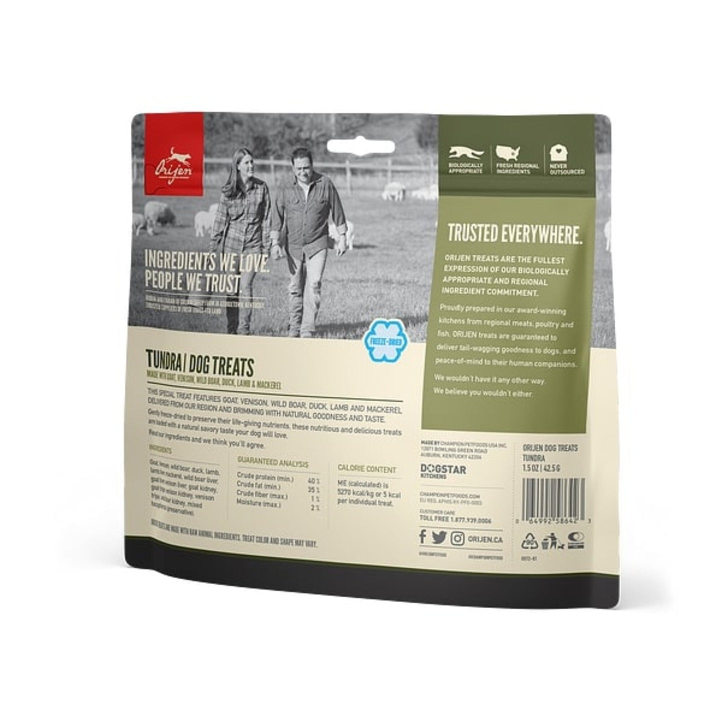 ORIJEN Freeze Dried Tundra Dog Treats