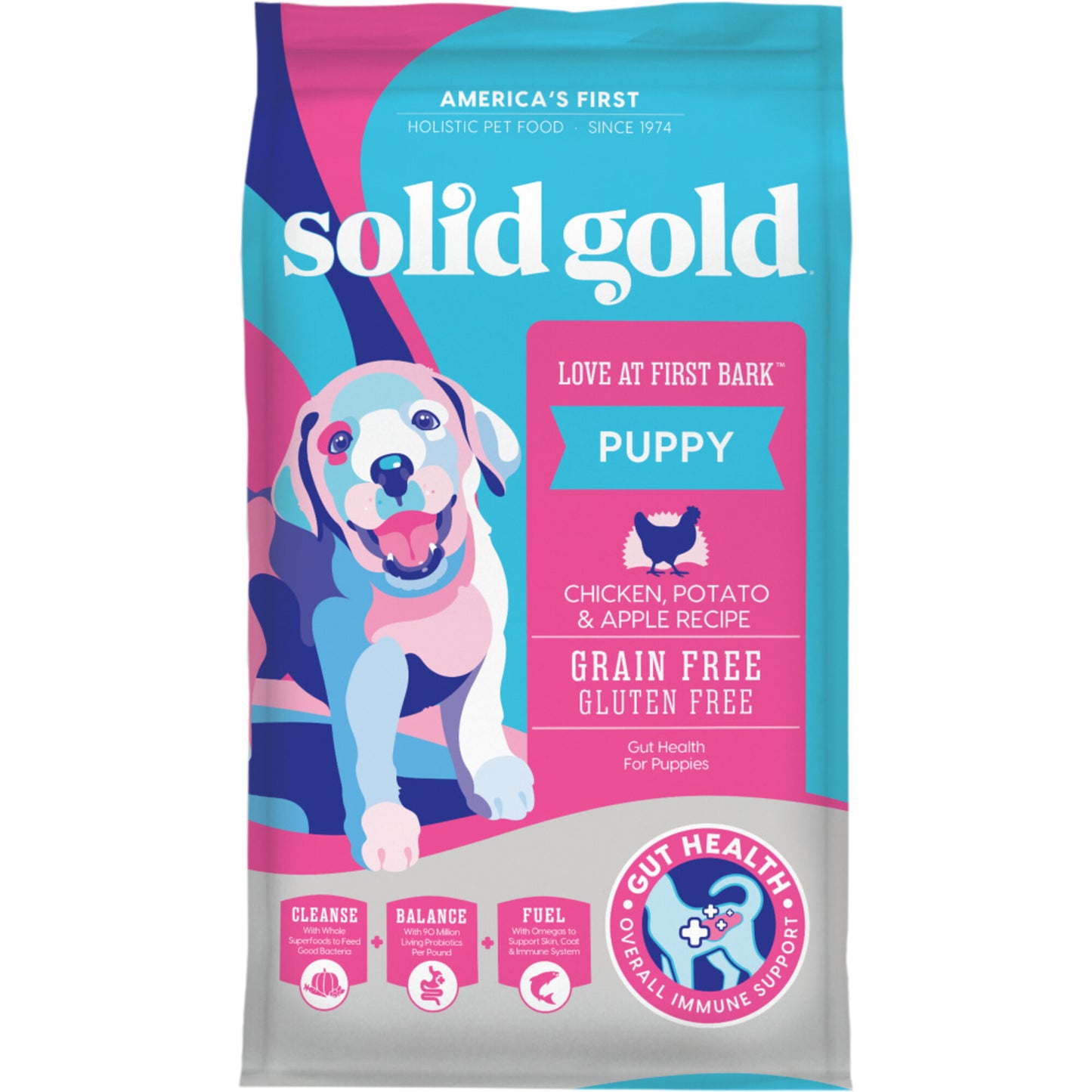 Solid Gold Love at First Bark Grain Free Puppy Recipe with Chicken, Potato, & Apples Dry Dog Food