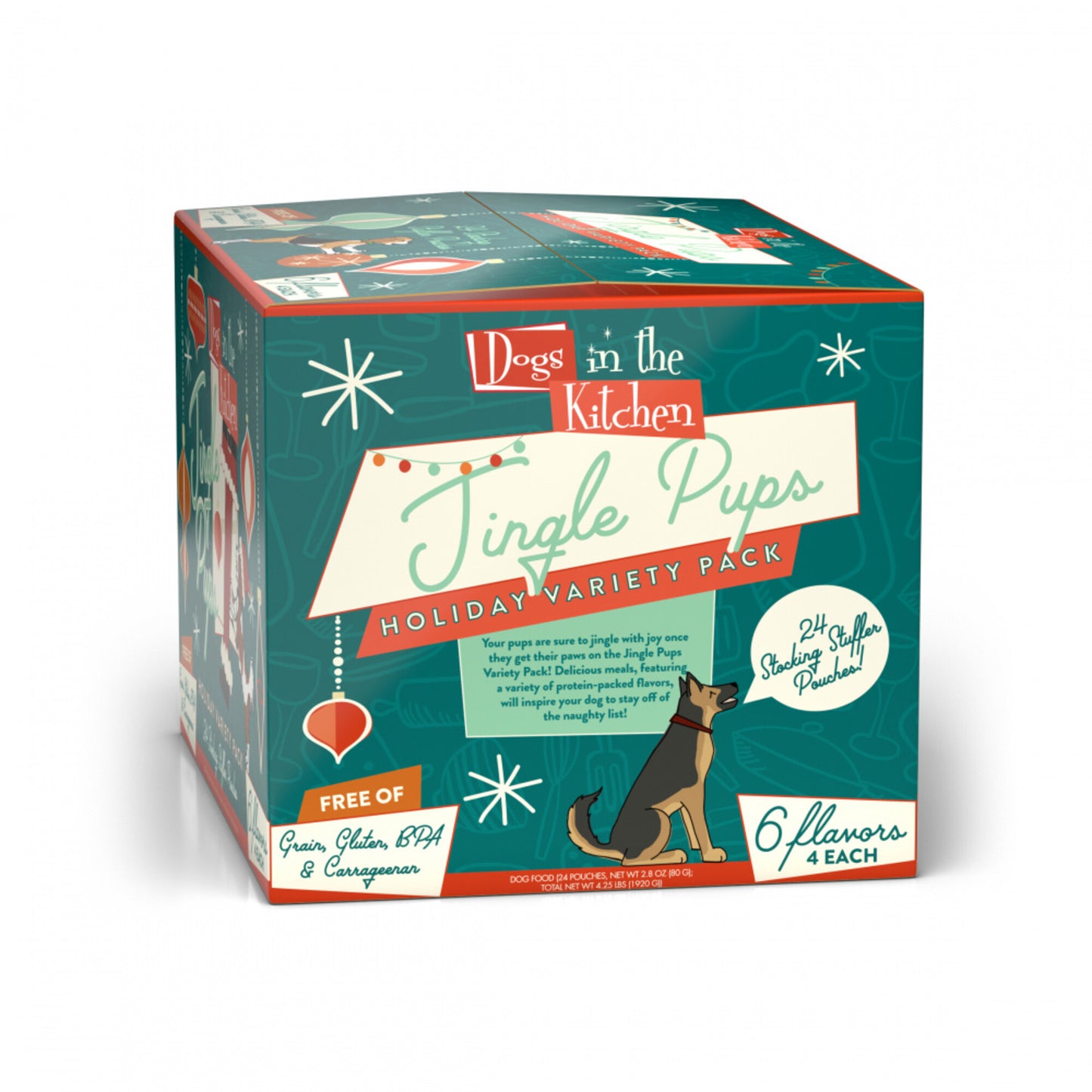Weruva Classic Jingle Pups Holiday Variety Pack Canned Dog Food