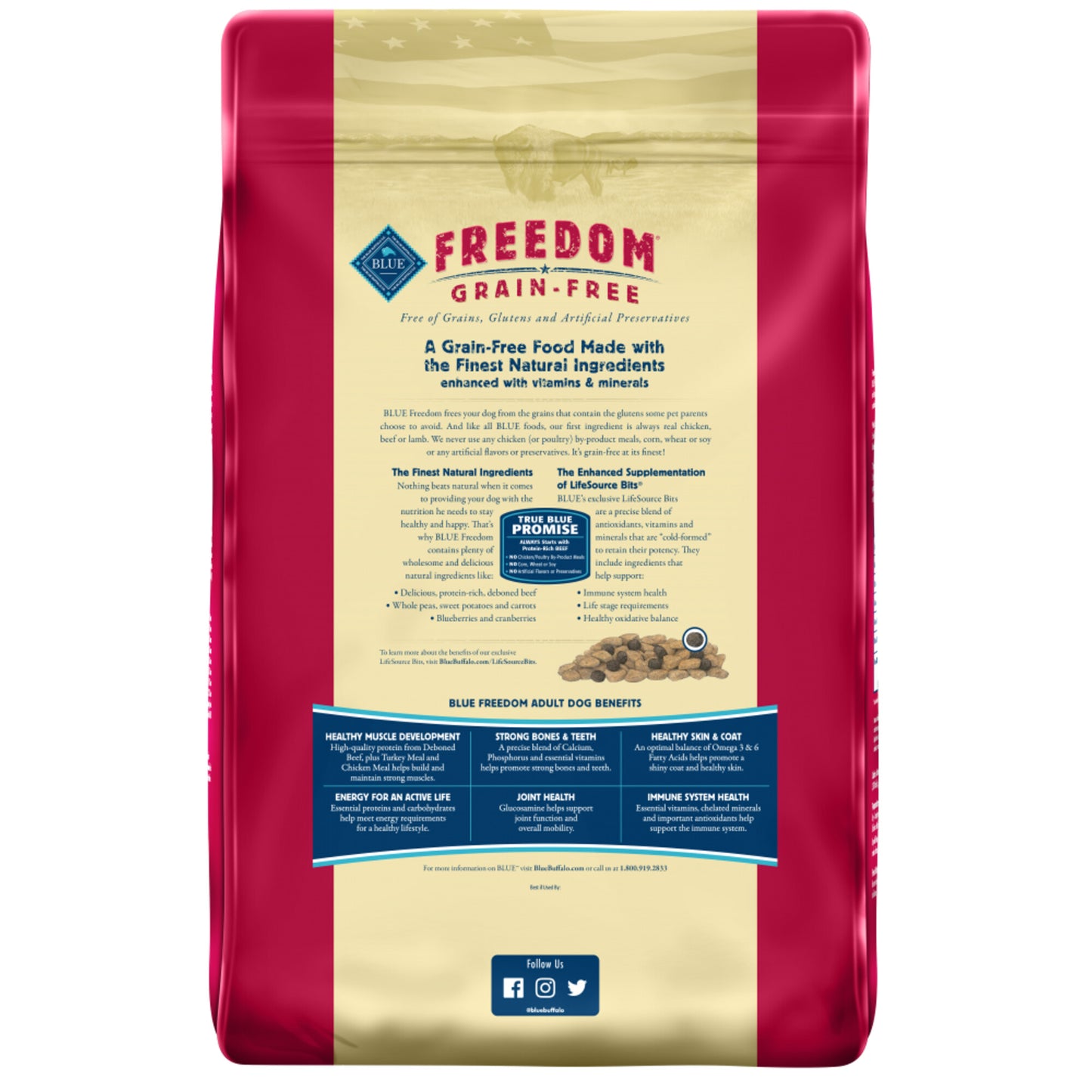 Blue Buffalo Freedom Grain-Free Adult Beef Recipe Dry Dog Food