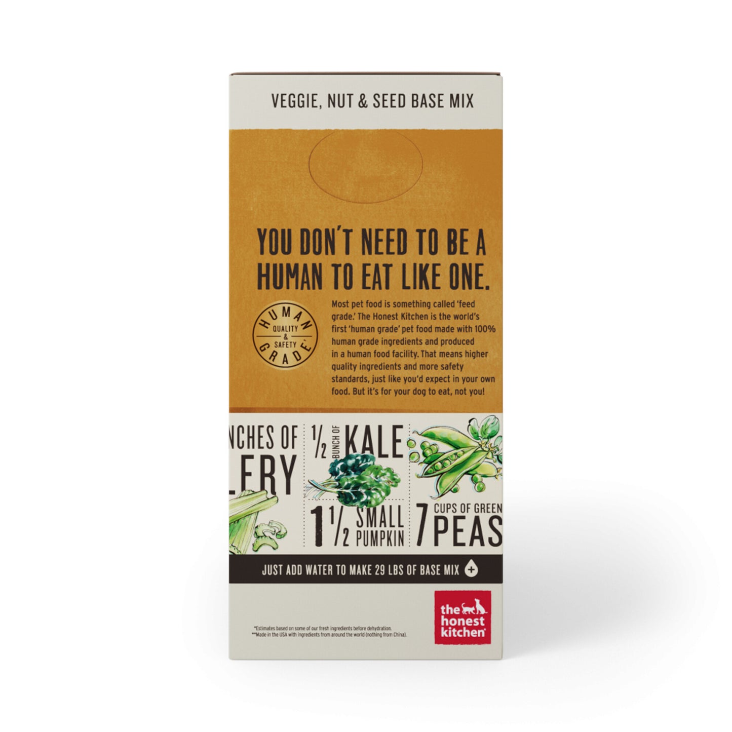 The Honest Kitchen Grain Free Veggie, Nut & Seed Recipe Dog Food Base Mix