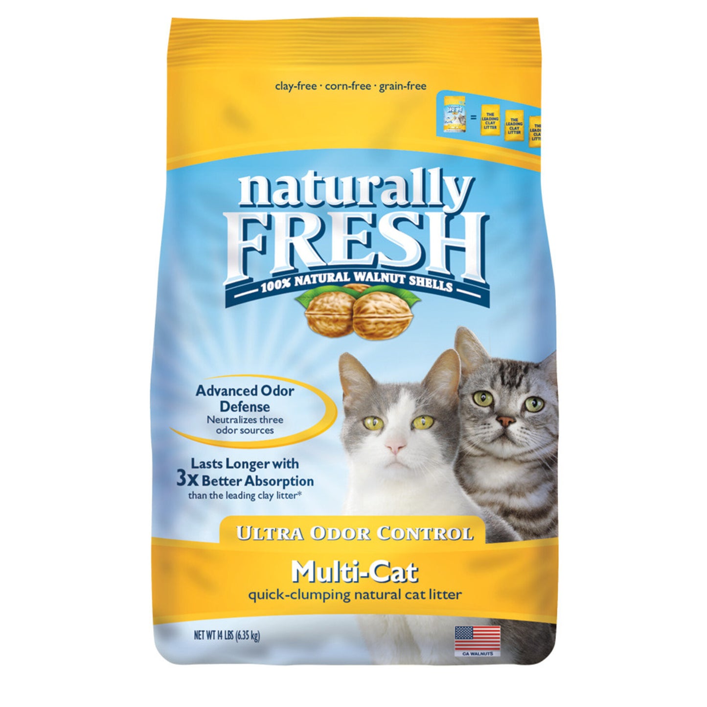 Naturally Fresh Multi-Cat Ultra Odor Control Quick Clumping Cat Litter