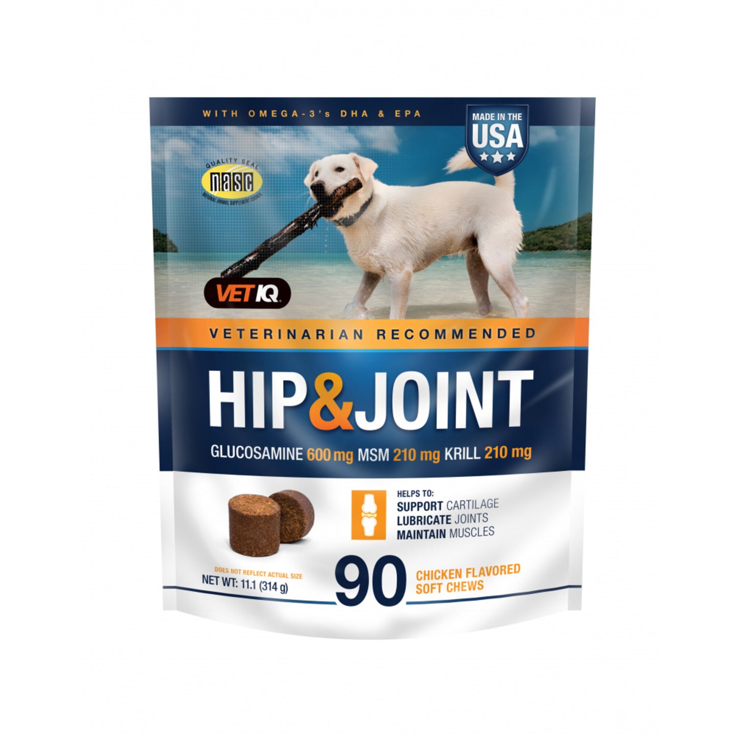 VetIQ Hip and Joint for Dogs Chicken Flavor