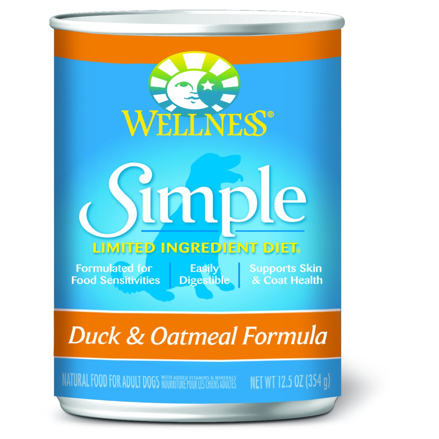 Wellness Simple Natural Limited Ingredient Diet Duck and Oatmeal Recipe Wet Canned Dog Food