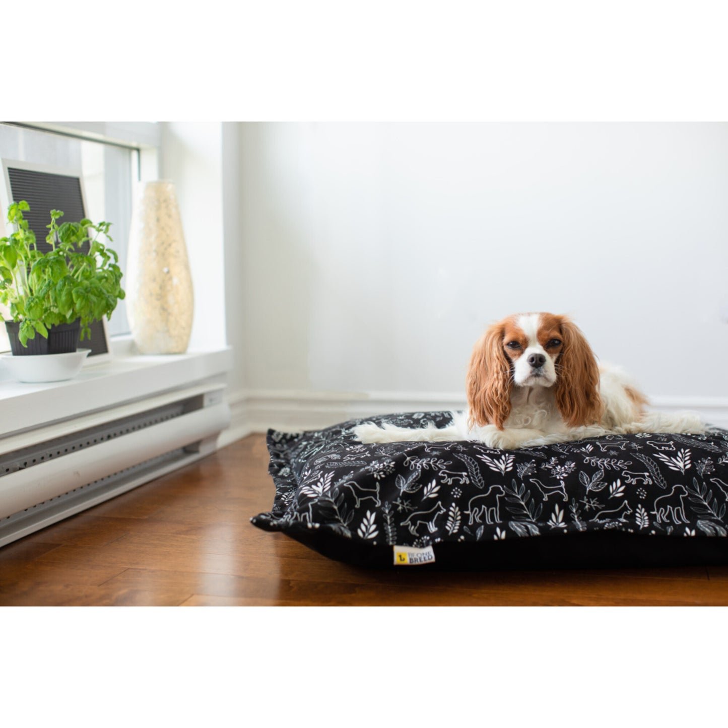 BeOneBreed Cloud Pillow Botanical Dog Bed