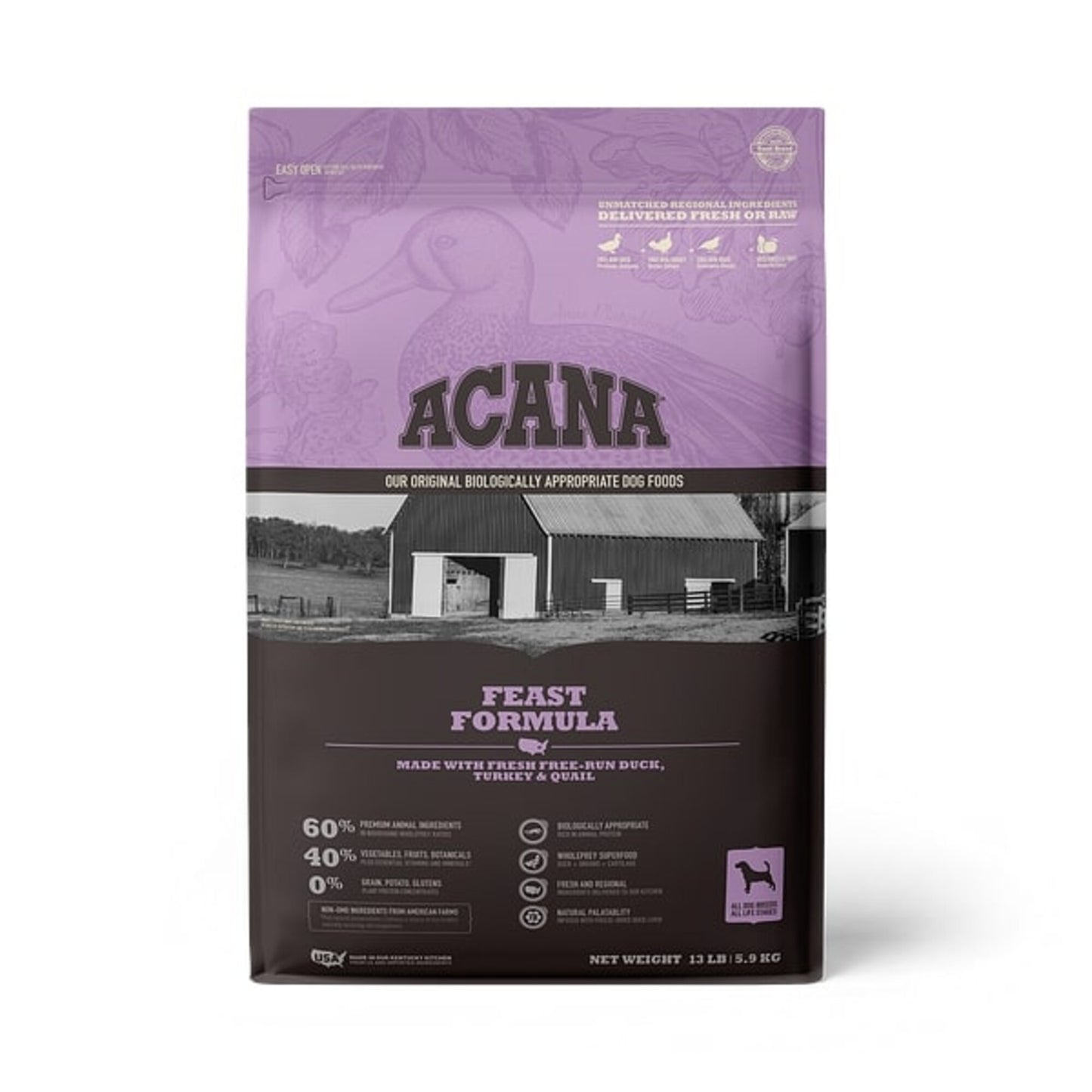 ACANA Feast Formula Grain Free Dry Dog Food