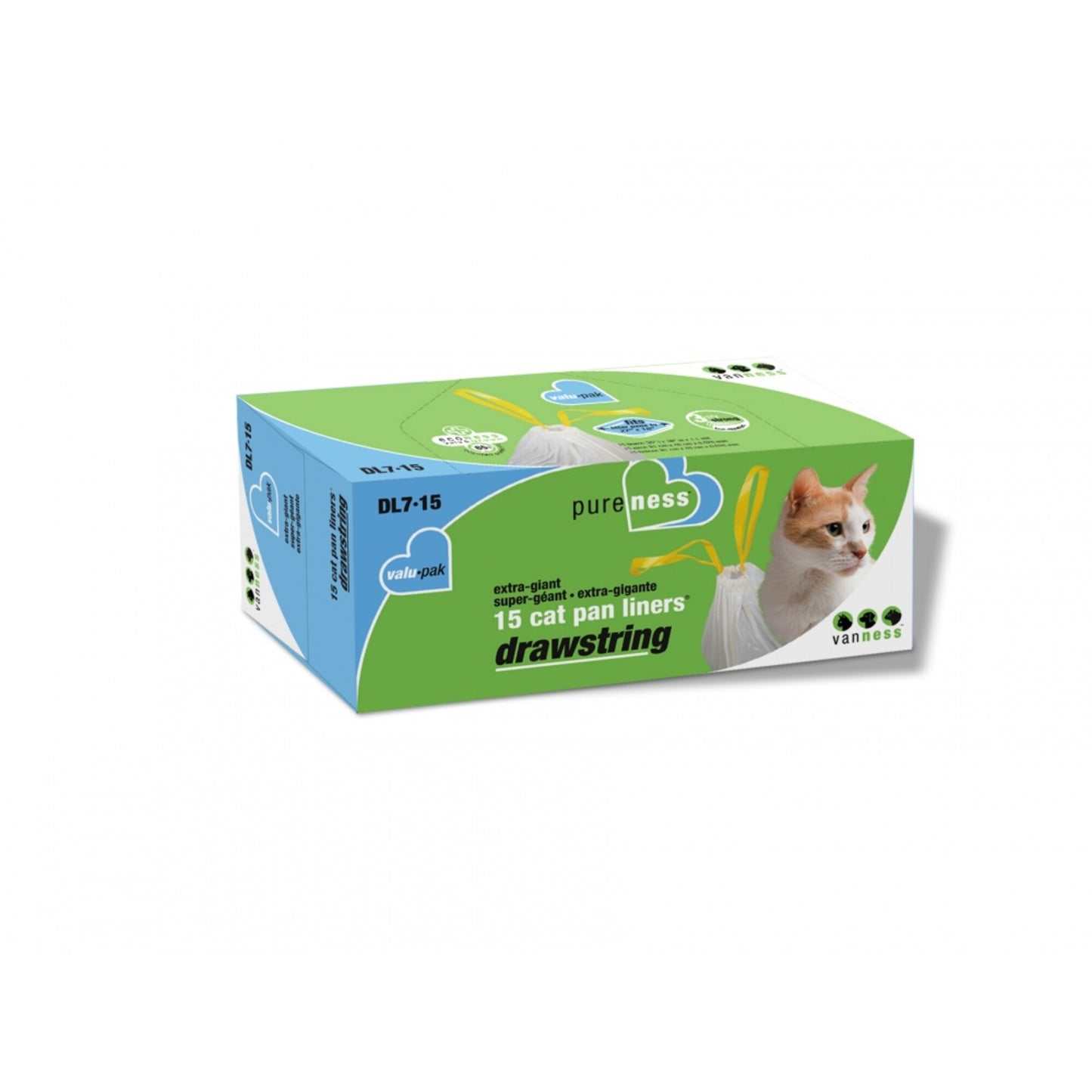 Van Ness Extra Giant Drawstring Cat Pan Liners