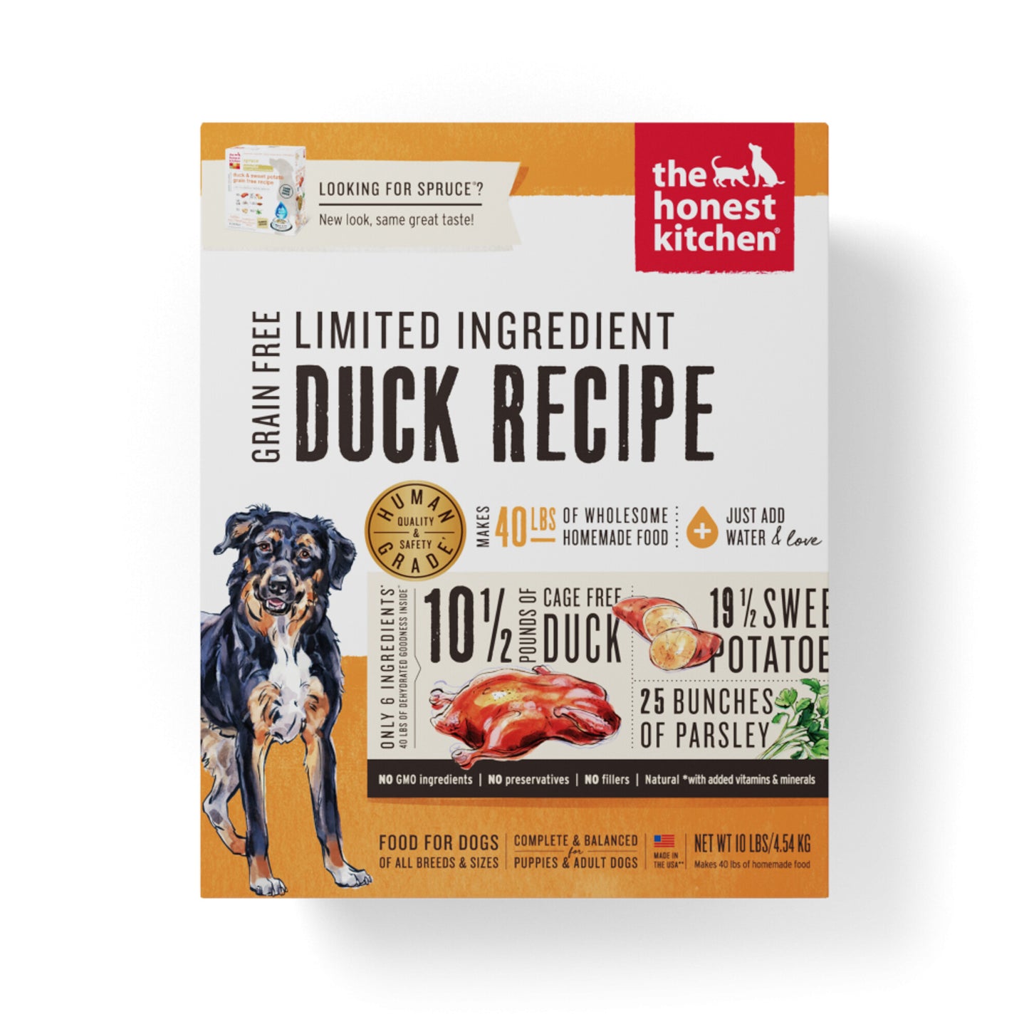 The Honest Kitchen Limited Ingredient Duck Recipe Dehydrated Dog Food