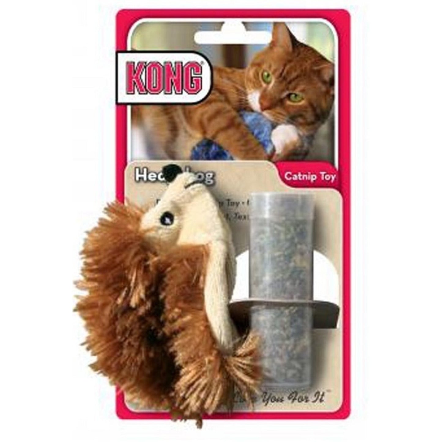 KONG Refillable Hedgehog Catnip Cat Toy