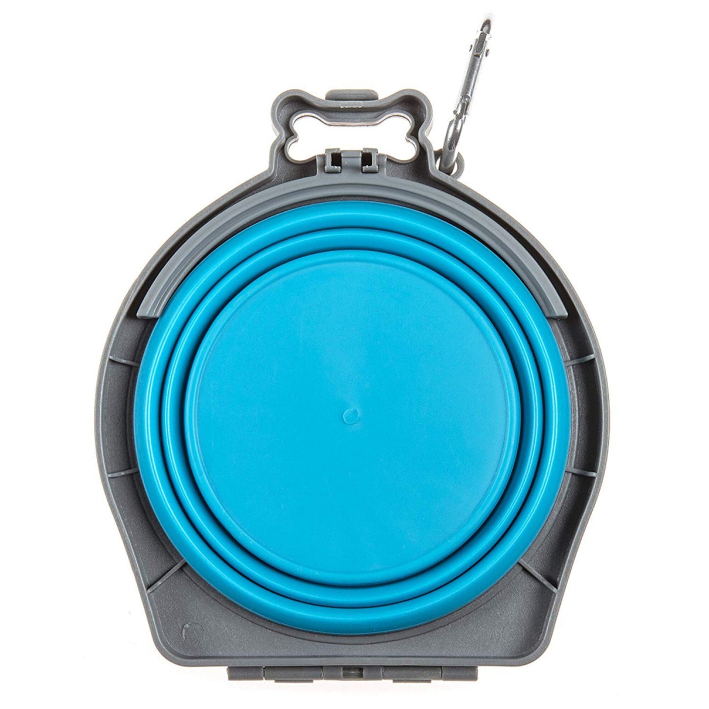 Loving Pets Blue Bella Roma Travel Double Diner Bowl