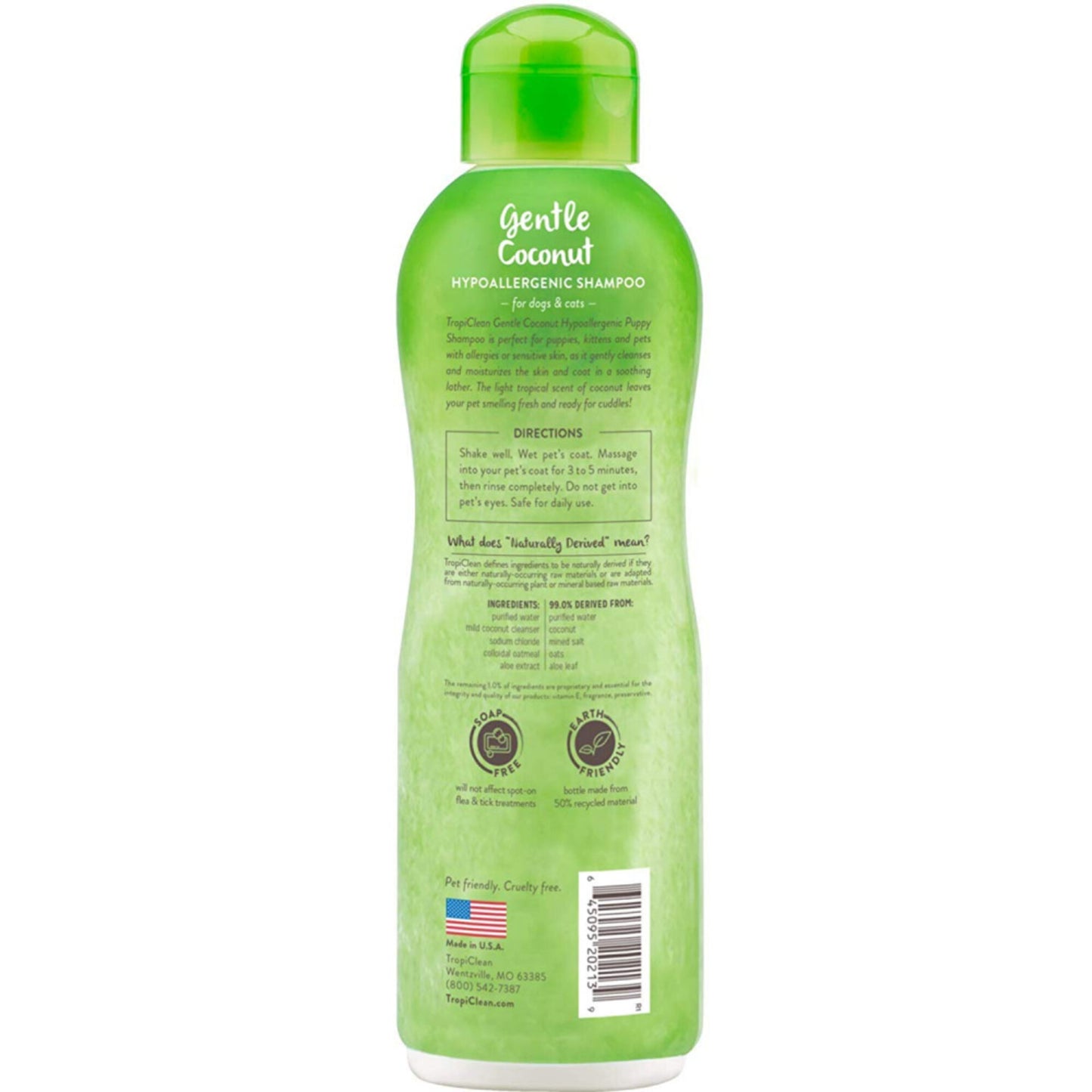 Tropiclean Hypo-Allergenic Pet Shampoo