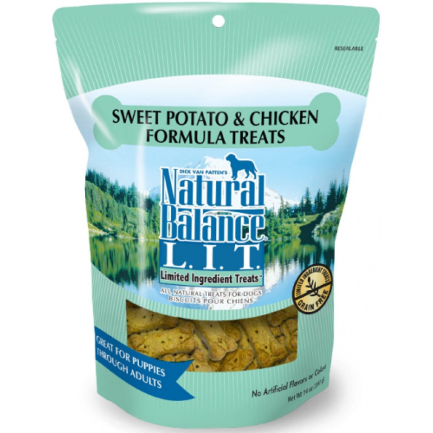 Natural Balance L.I.T. Limited Ingredient Treats Sweet Potato and Chicken Formula Dog Treats