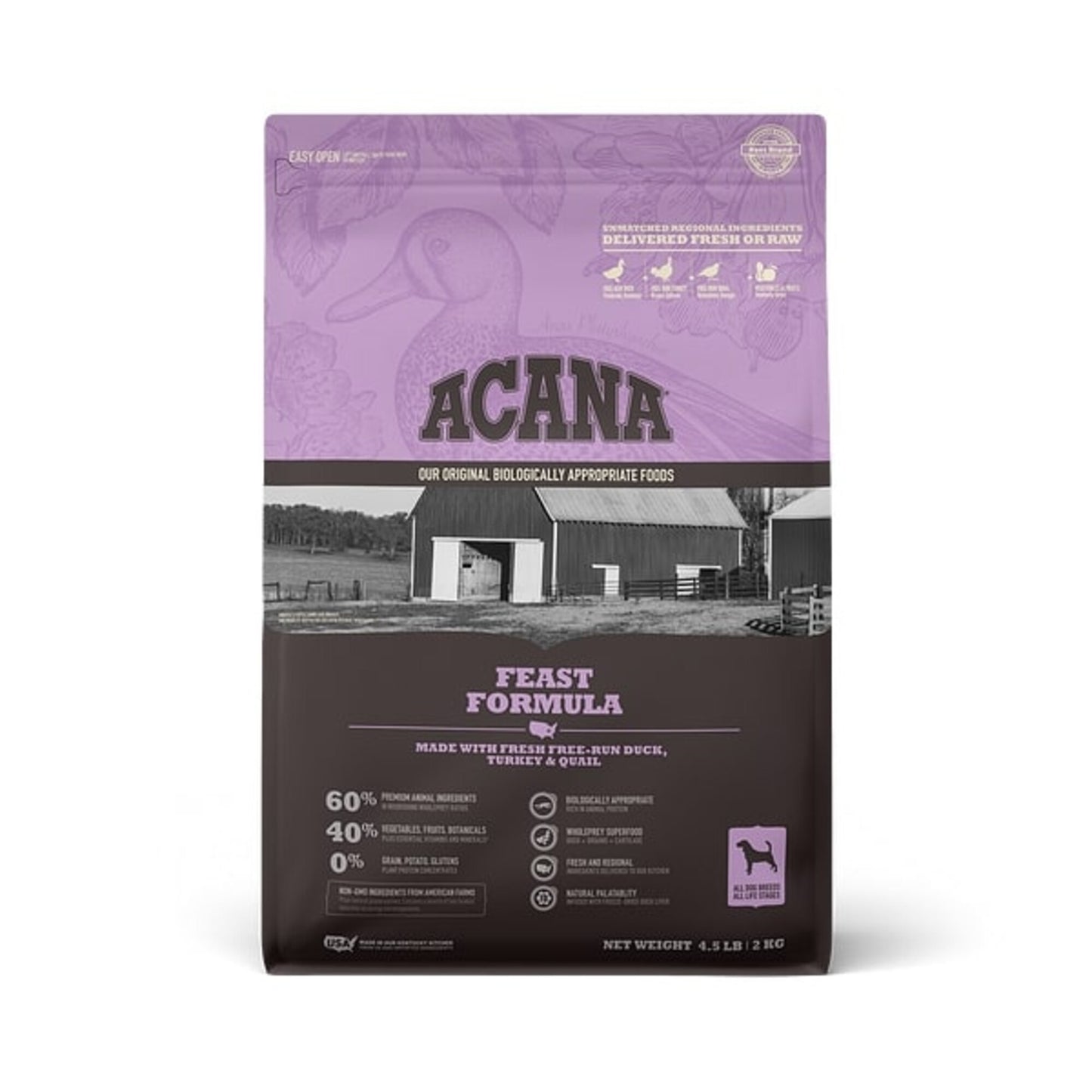 ACANA Feast Formula Grain Free Dry Dog Food