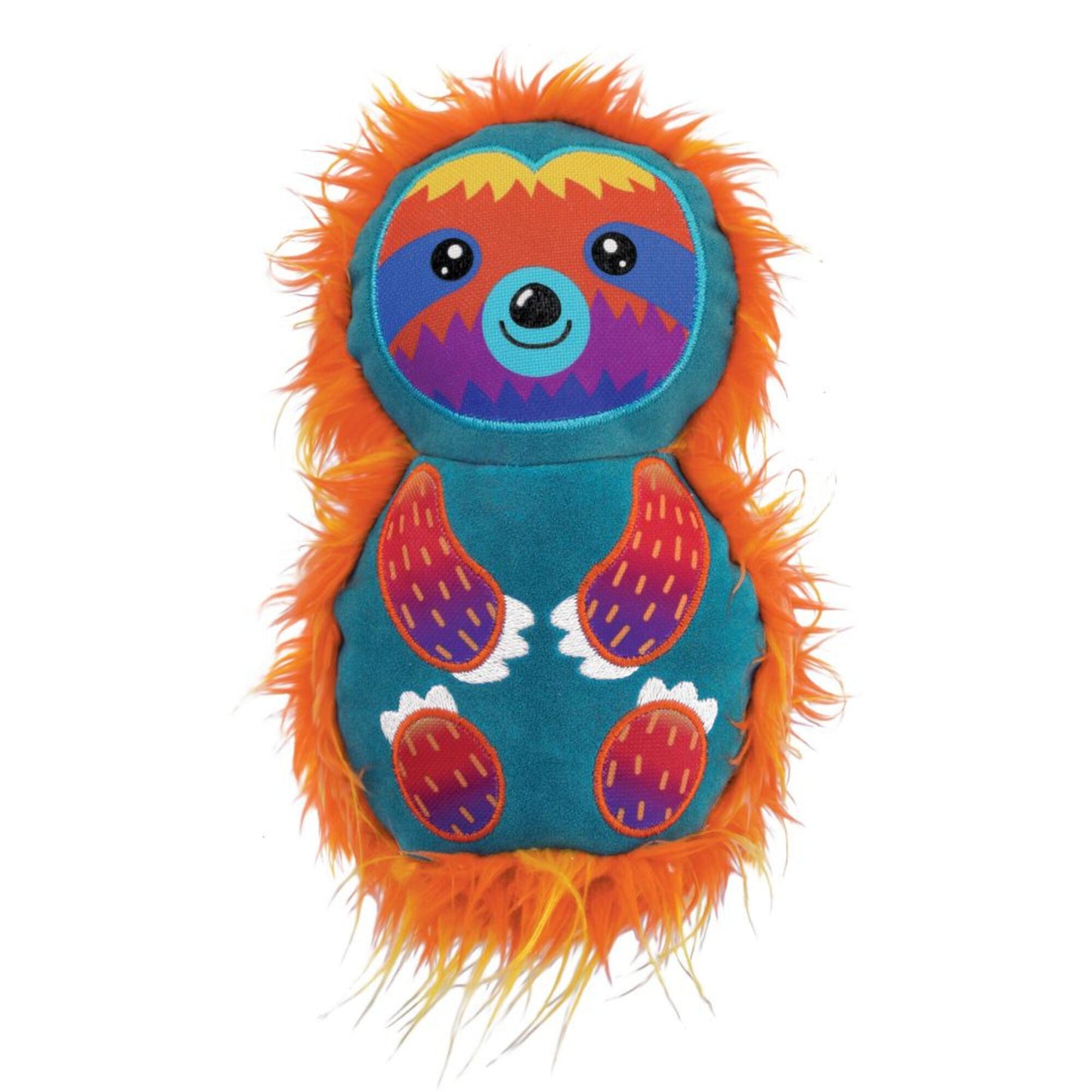 KONG Roughskinz Suedez Sloth Dog Toy
