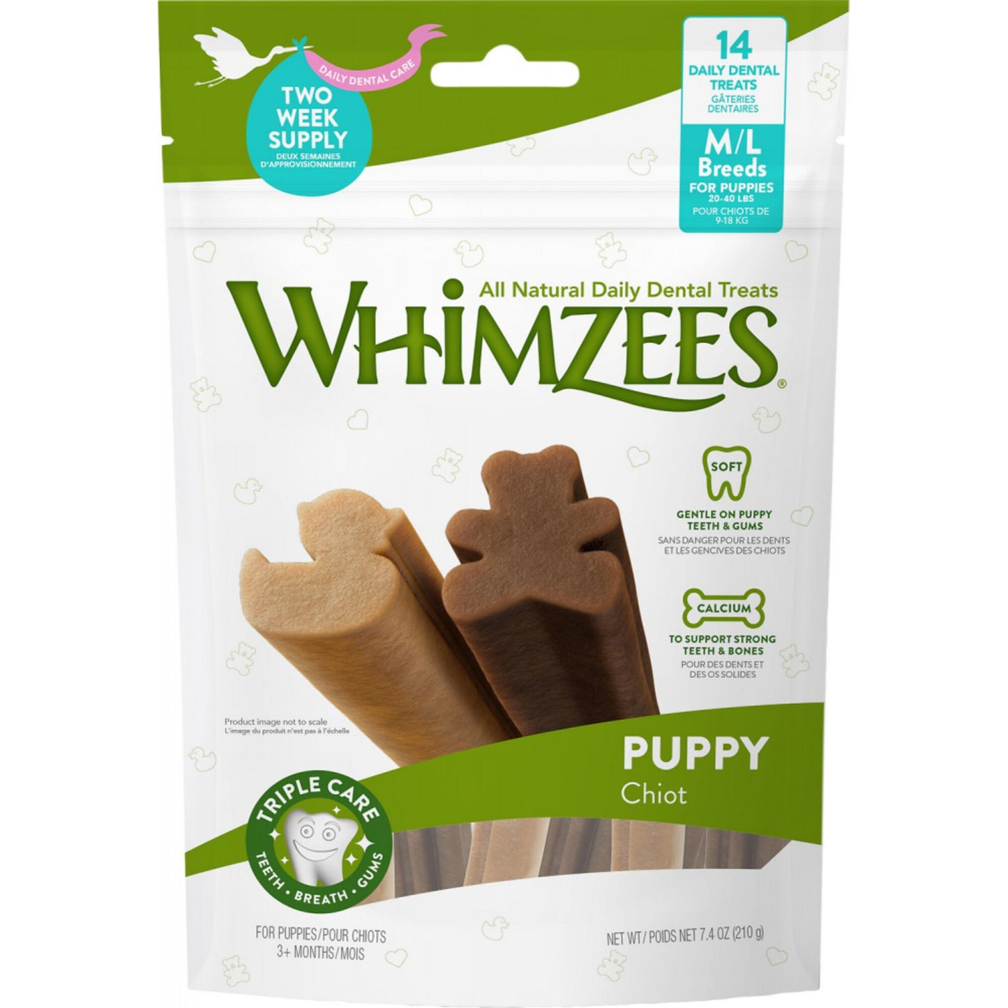 Whimzees Puppy Dental Chew Dog Treats