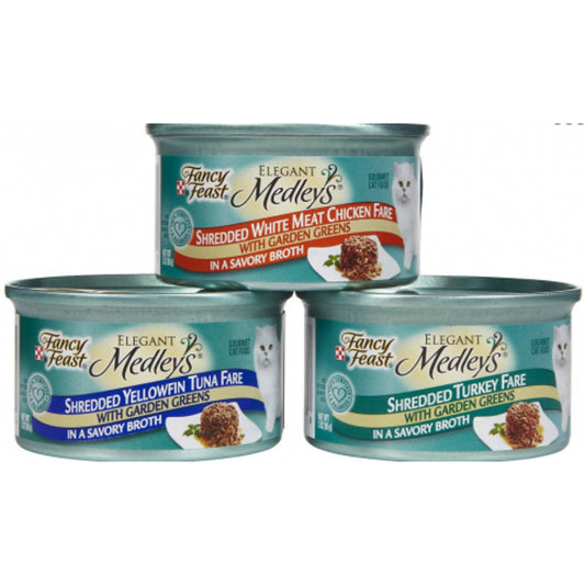 Fancy Feast Elegant Medleys Shredded Fare Collection Canned Cat Food