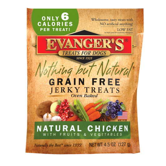 Evanger's Grain Free Organic Chicken with Fruits and Veggies Dog Treats