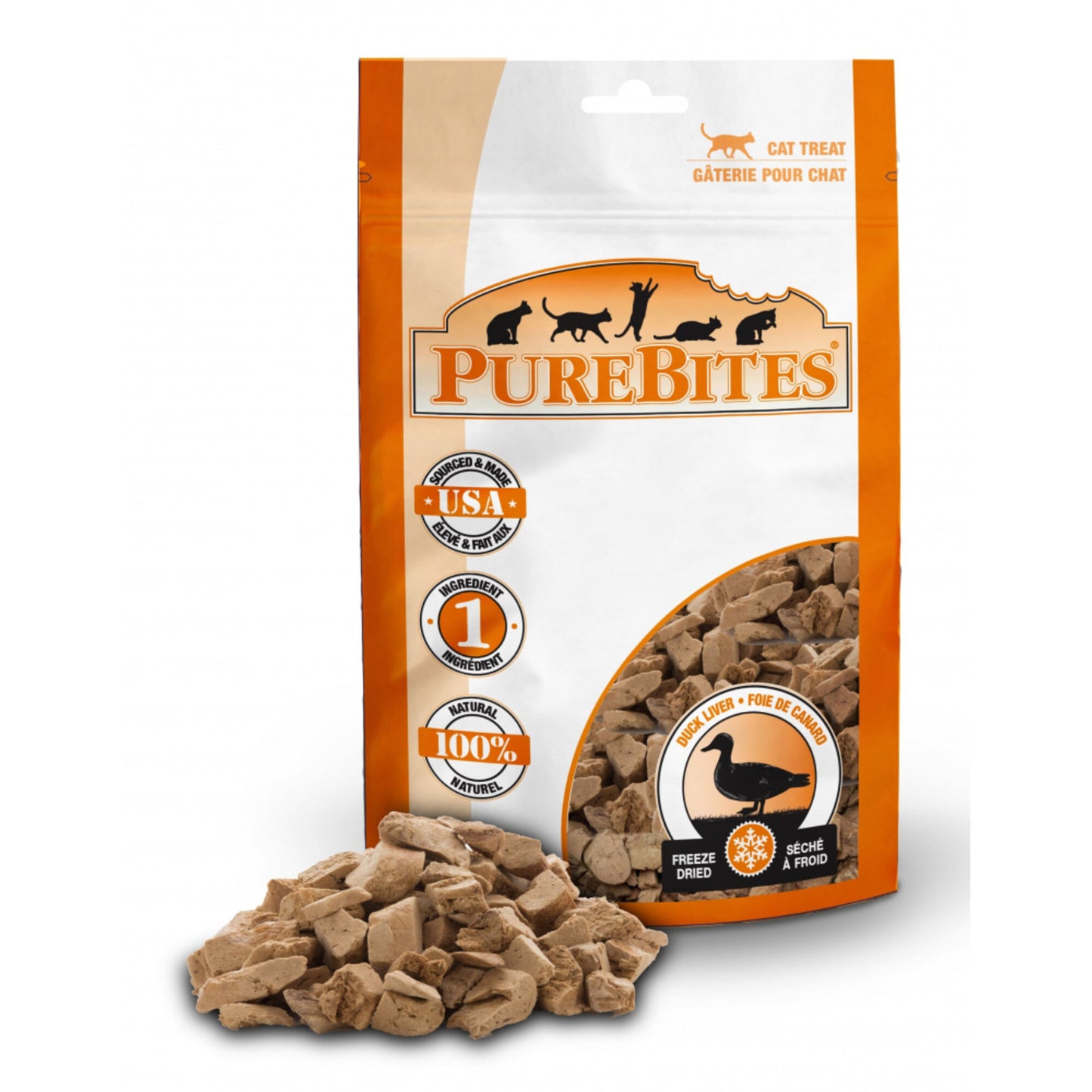 PureBites Duck Freeze Dried Cat Treats