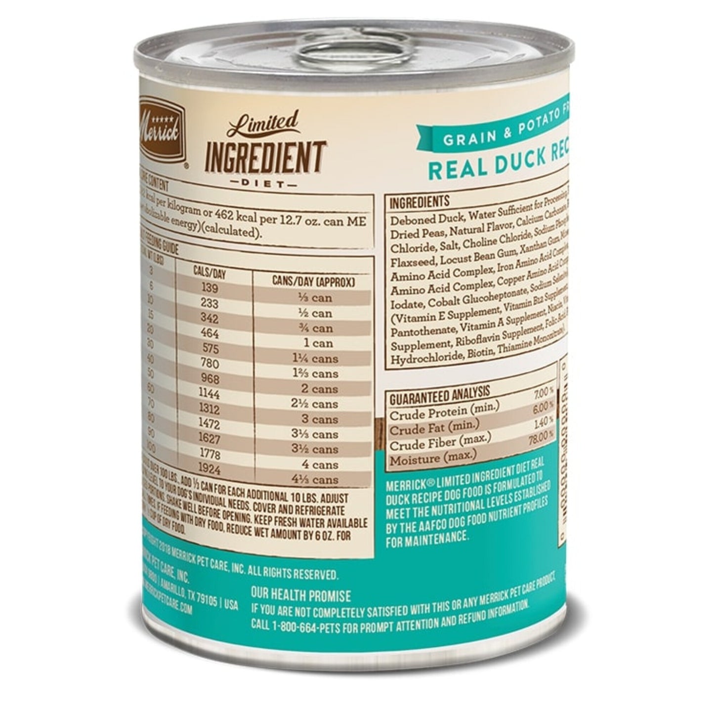 Merrick Limited Ingredient Diet Real Duck Recipe Canned Dog Food