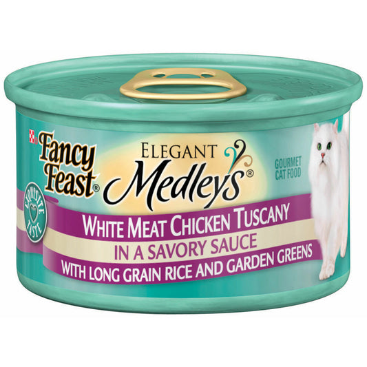 Fancy Feast Elegant Medleys White Meat Chicken Tuscany Canned Cat Food