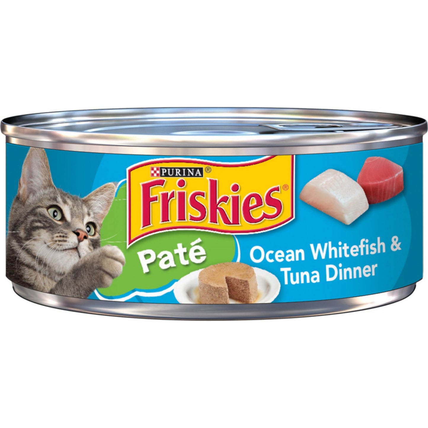Friskies Pate Ocean White Fish & Tuna Dinner Canned Cat Food