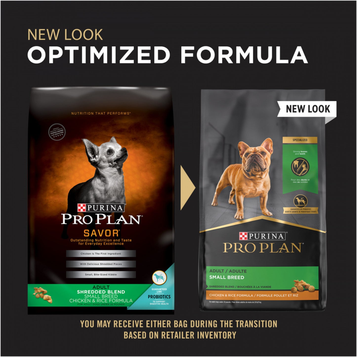 Purina Pro Plan Savor Adult Shredded Blend Small Breed Chicken & Rice Formula Dry Dog Food