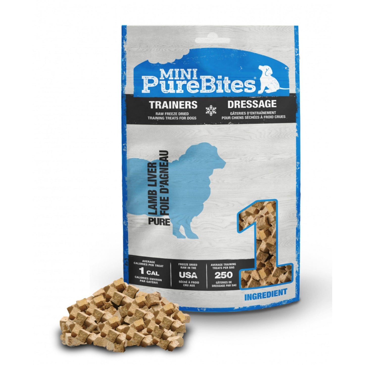 PureBites Mini PureBites Trainers RAW Freeze Dried Lamb Liver Dog Treats