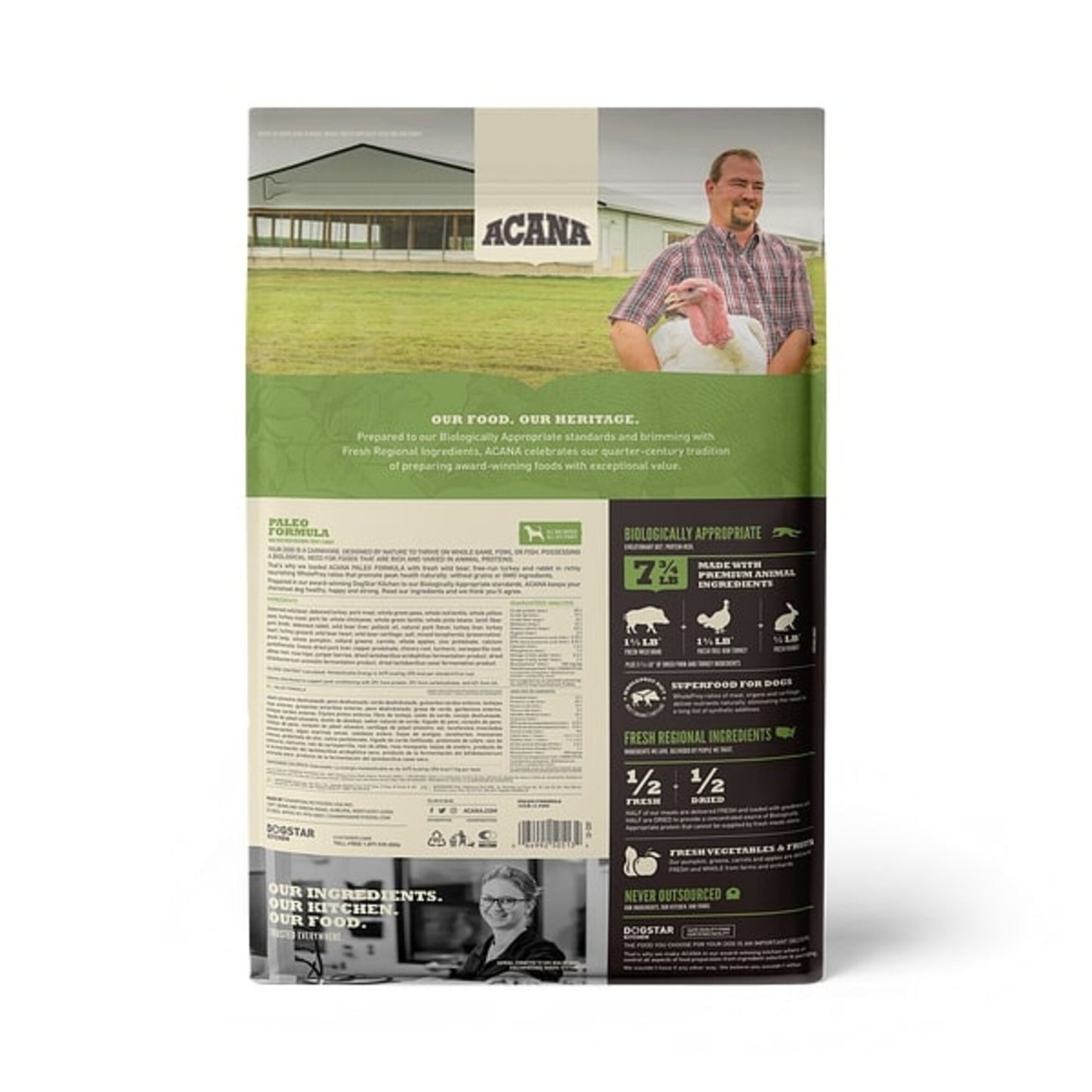 ACANA Paleo Formula Grain Free Dry Dog Food