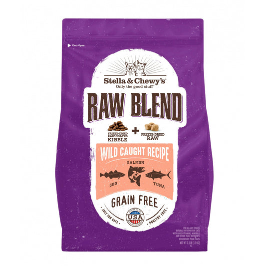 Stella & Chewy's Raw Blend Kibble Wild Caught Recipe Dry Cat Food