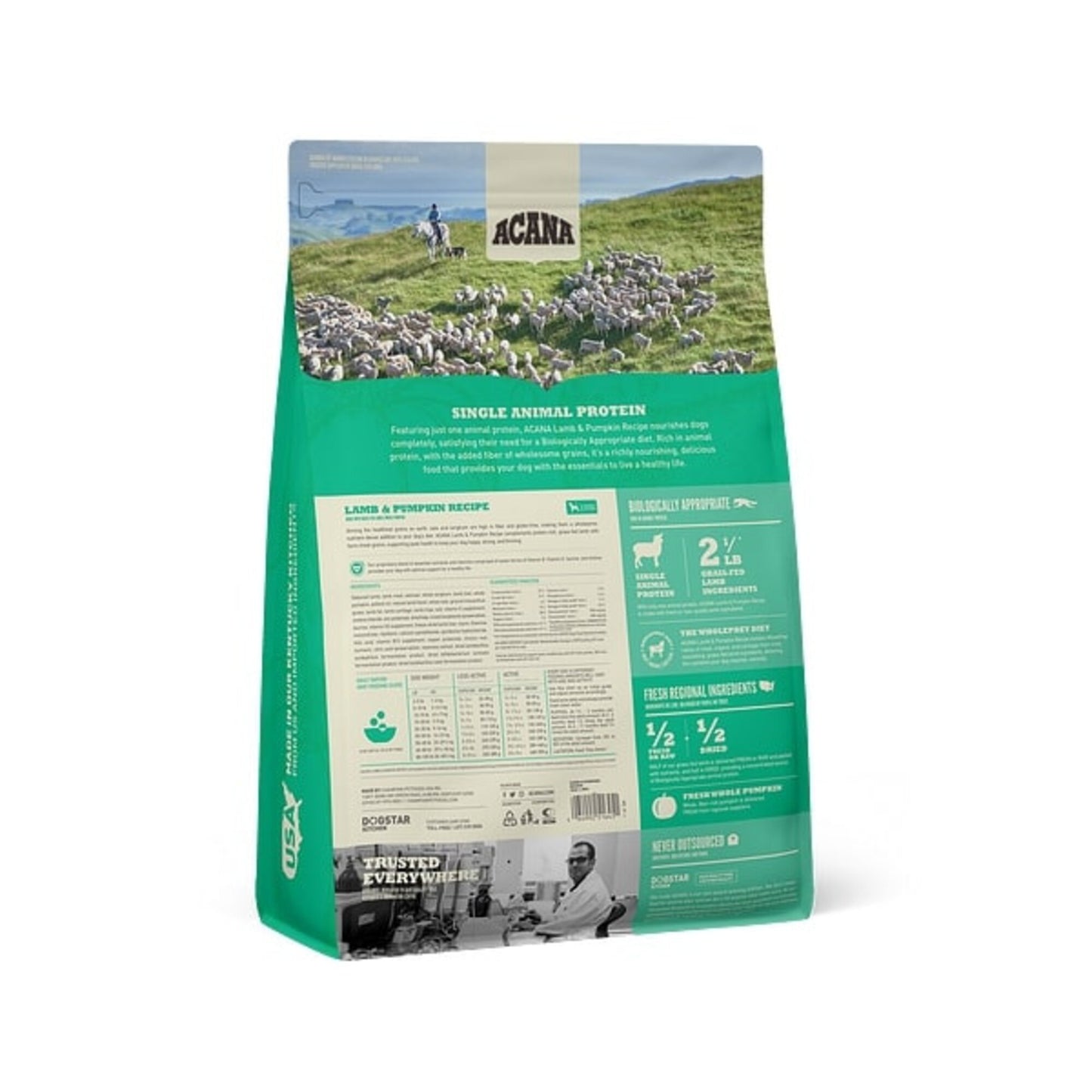 ACANA Singles + Wholesome Grains Limited Ingredient Diet Lamb & Pumpkin Recipe Dry Dog Food