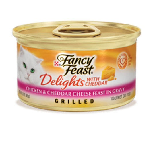 Fancy Feast Delights-Chicken and Cheese Canned Cat Food