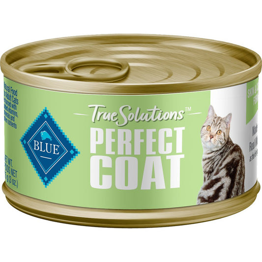 Blue Buffalo True Solutions Perfect Coat Natural Skin & Coat Care Whitefish Recipe Adult Wet Cat Food