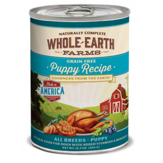 Whole Earth Farms Grain Free Puppy Recipe Canned Dog Food