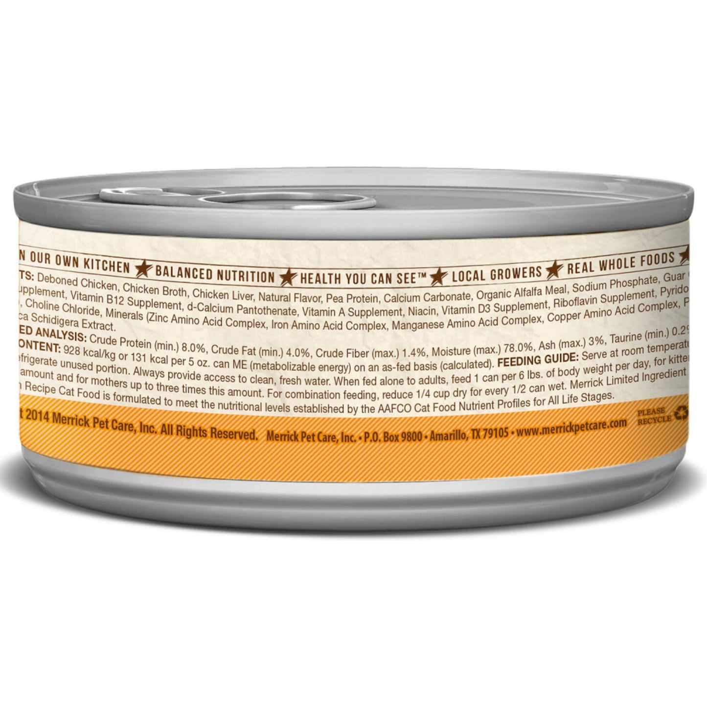 Merrick Limited Ingredient Diet Grain Free Real Chicken Pate Canned Cat Food