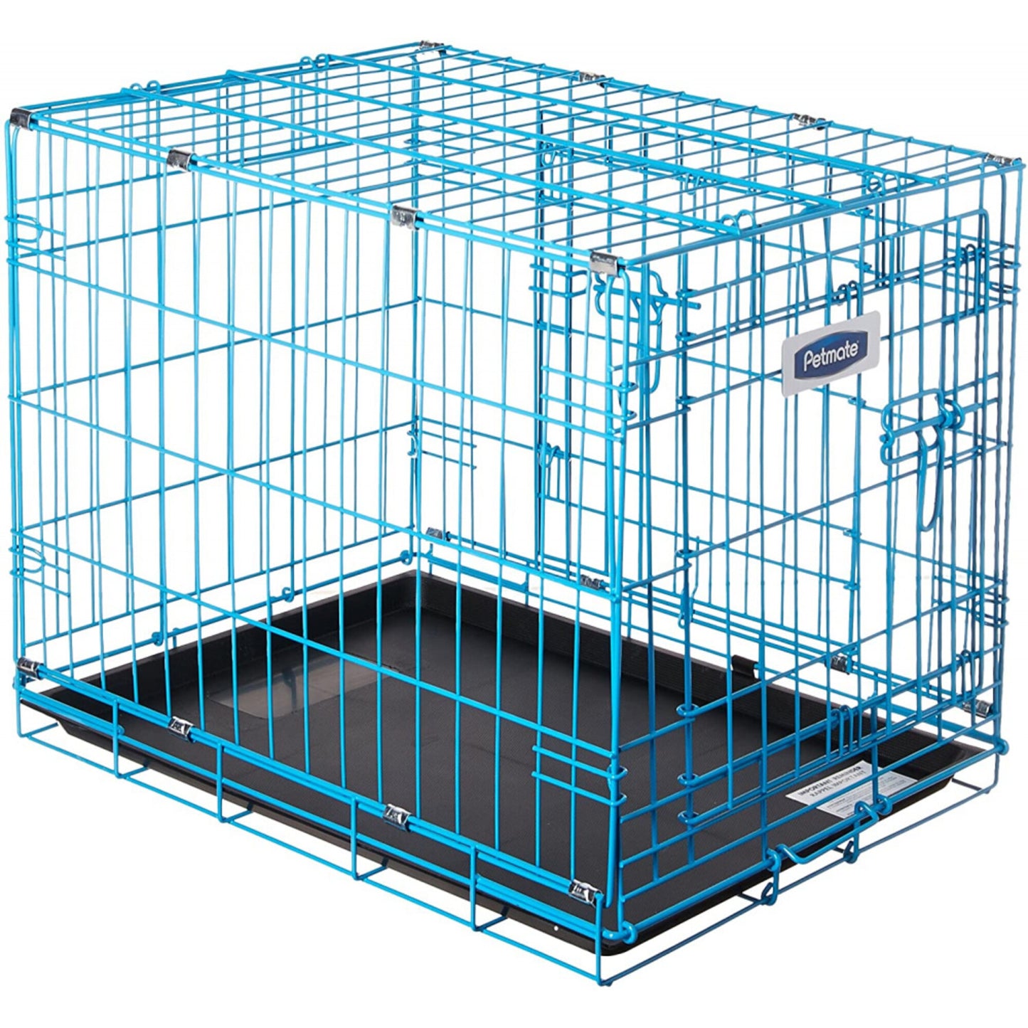 Petmate Puppy 2 Door Training Retreat Kennel Blue