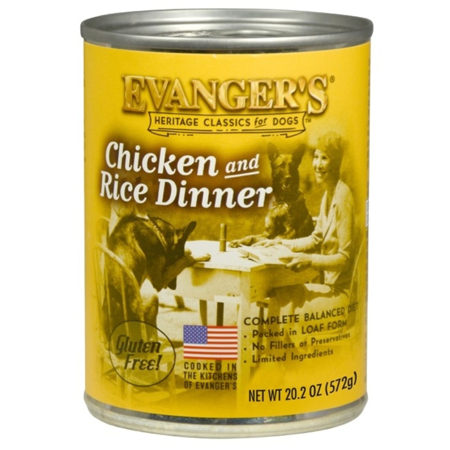 Evangers Classic Chicken and Rice Dinner Canned Dog Food
