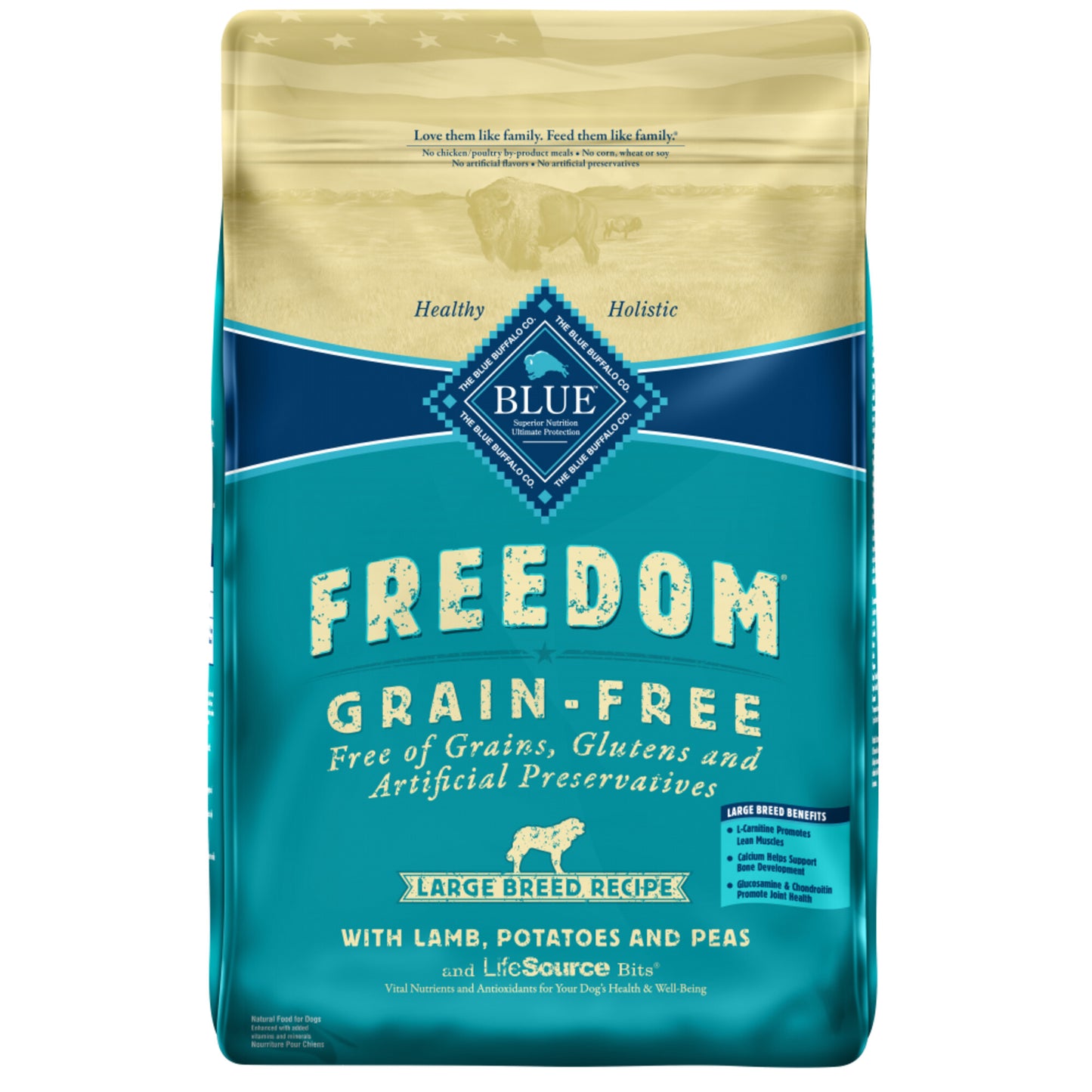 Blue Buffalo Freedom Large Breed Adult Lamb Recipe Dry Dog Food