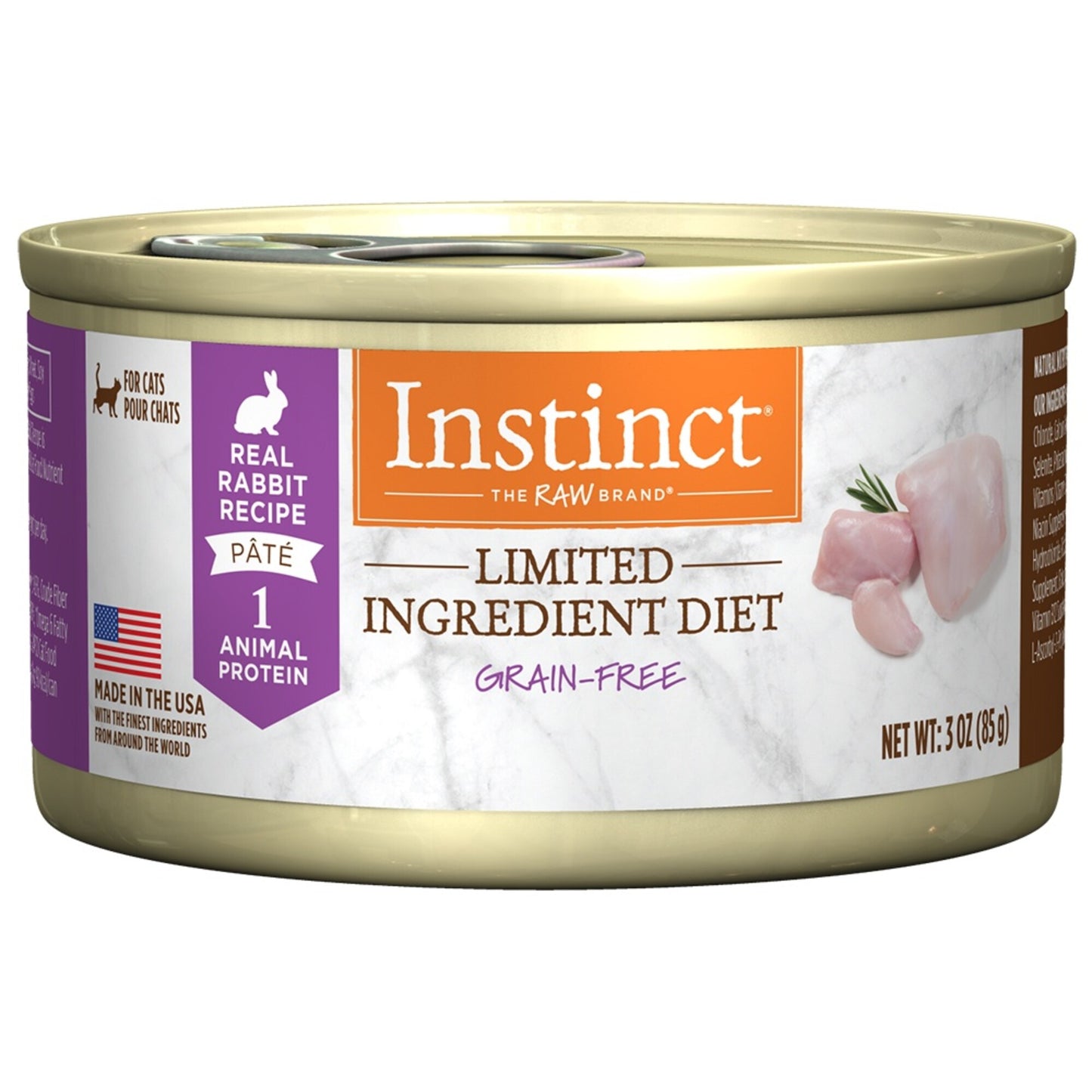 Instinct Grain Free LID Rabbit Canned Cat Food