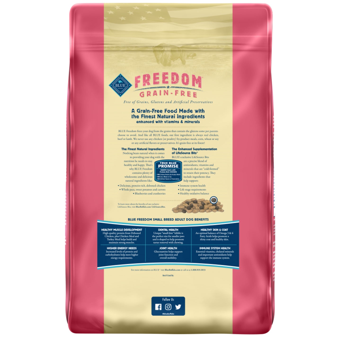 Blue Buffalo Freedom Grain Free Chicken Recipe Small Breed Adult Dry Dog Food