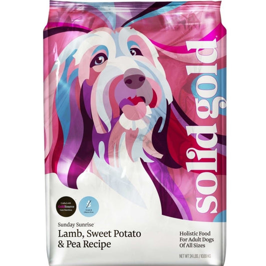 Solid Gold Sunday Sunrise Adult Grass Fed Lamb, Sweet Potato and Pea Recipe Dry Dog Food