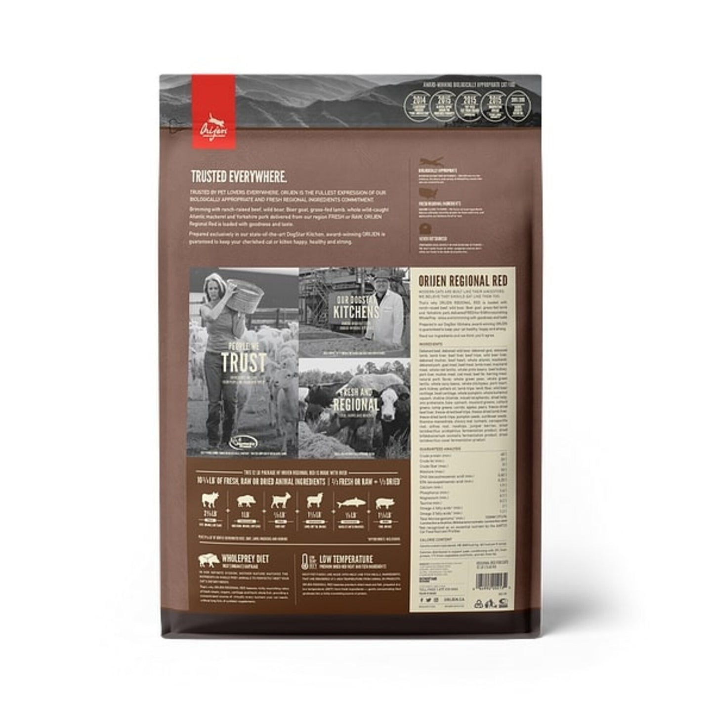 ORIJEN Grain Free Regional Red Dry Cat Food