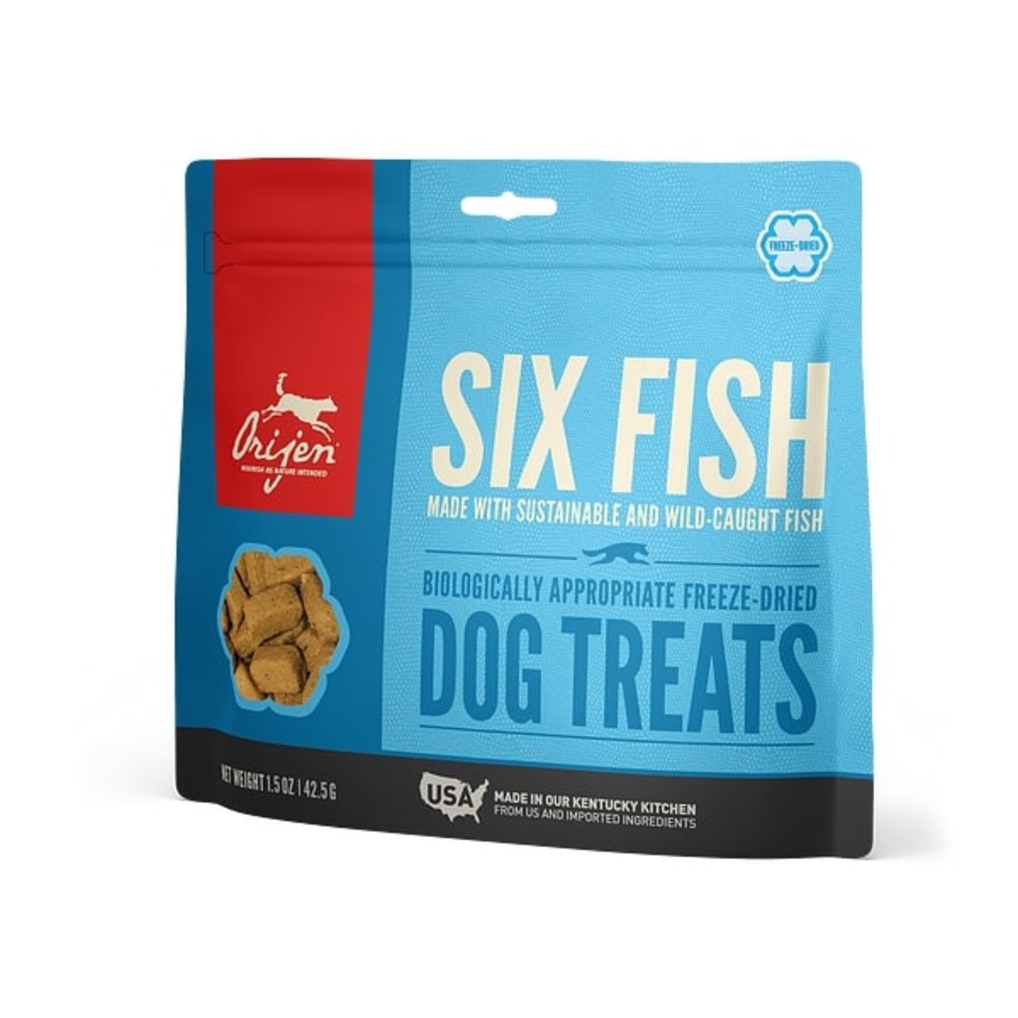 ORIJEN Grain Free Six Fish Freeze Dried Dog Treats