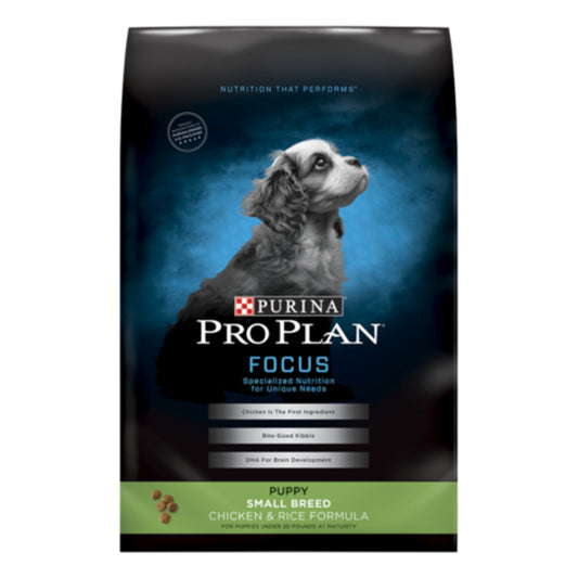 Purina Pro Plan Focus Chicken & Rice Formula Puppy Small Breed Dry Dog Food