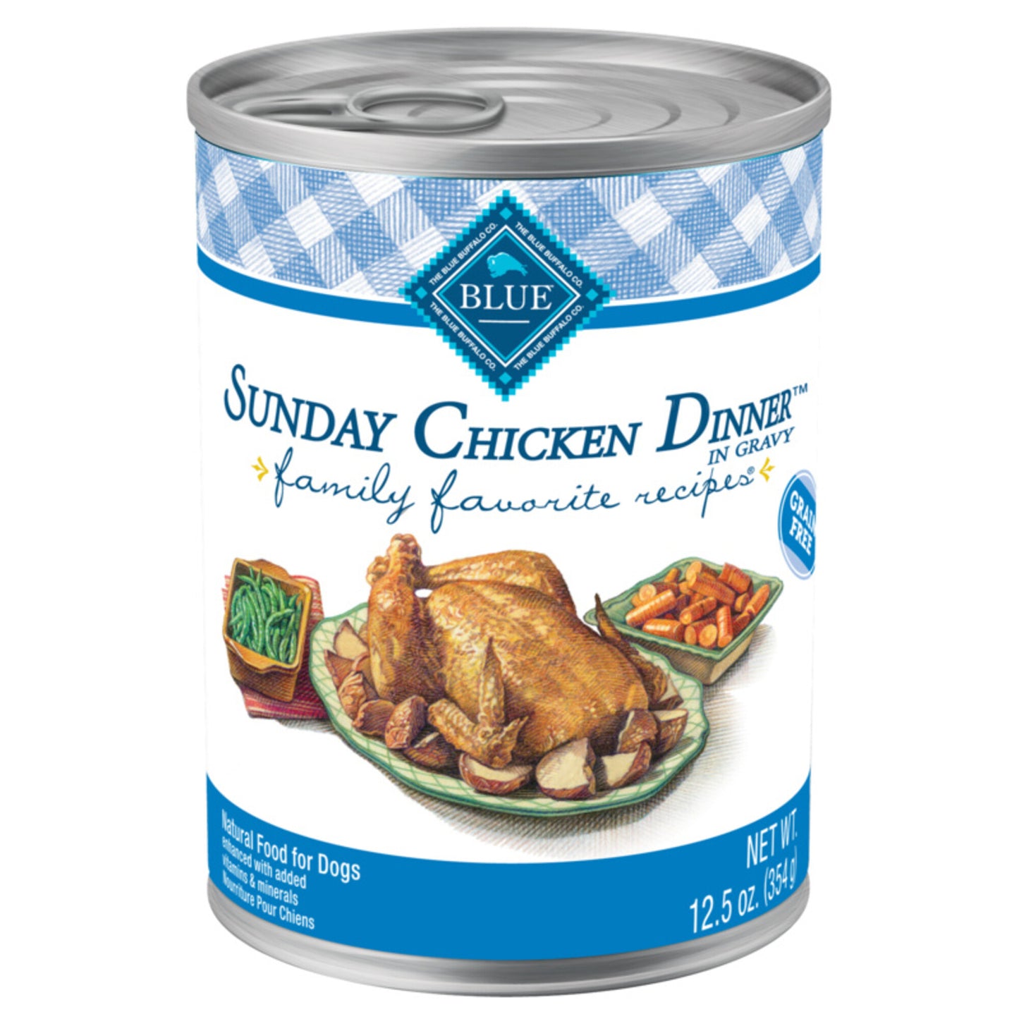 Blue Buffalo Family Favorite Sunday Chicken Dinner Canned Dog Food