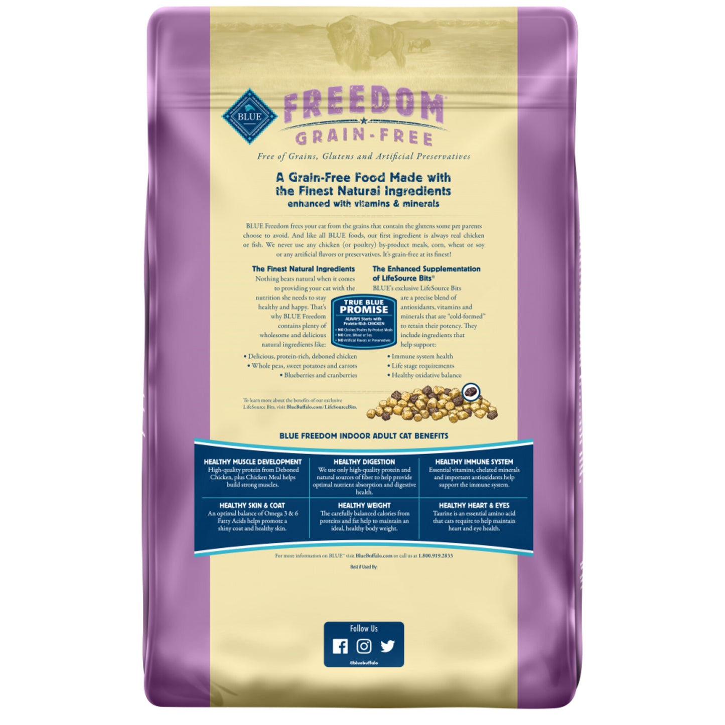 Blue Buffalo Freedom Grain Free Indoor Chicken Recipe Dry Cat Food