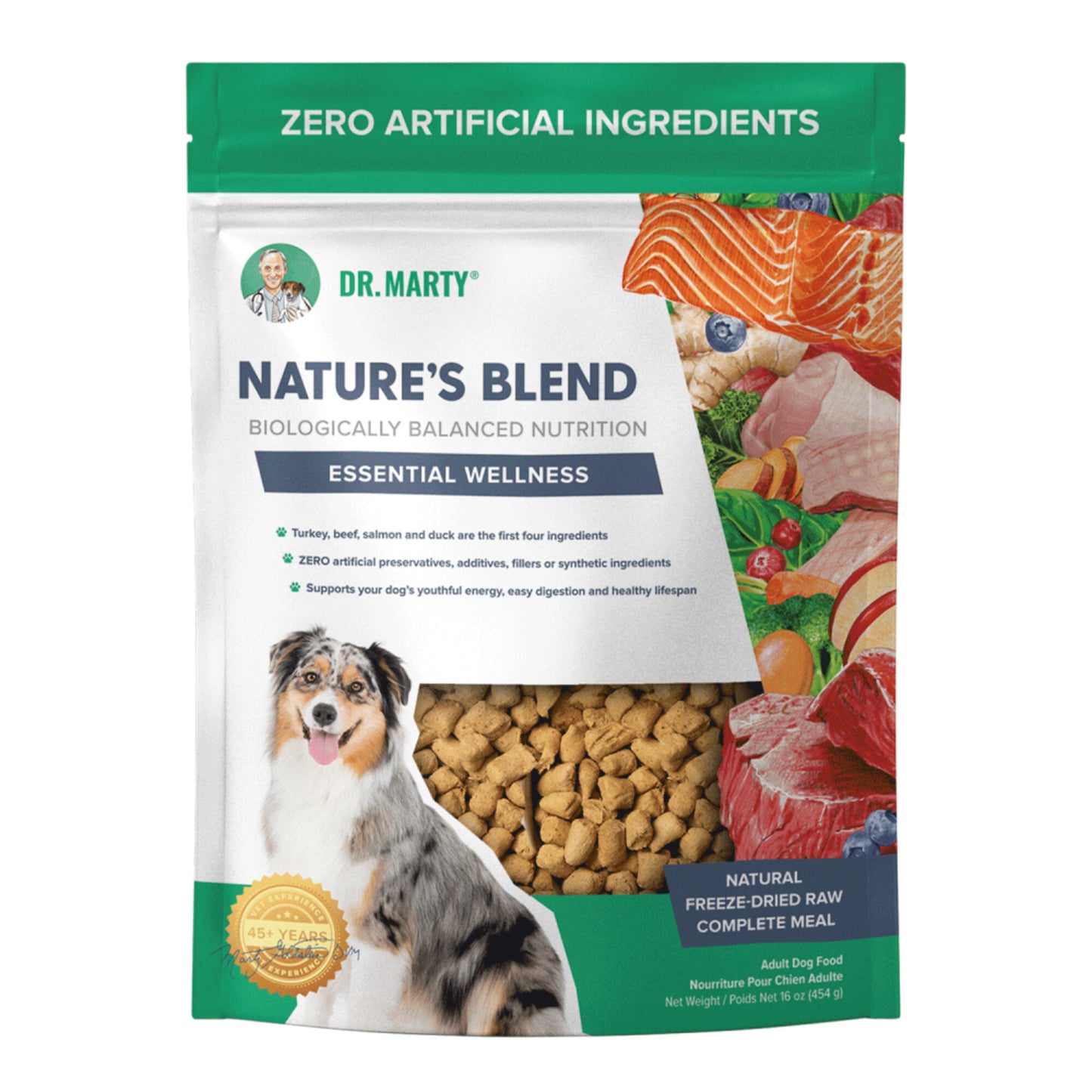 Dr. Marty Nature's Blend Freeze Dried Raw Dog Food
