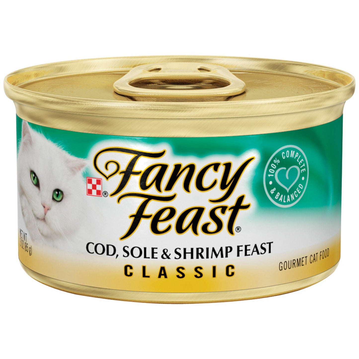 Fancy Feast Cod, Sole and Shrimp Canned Cat Food