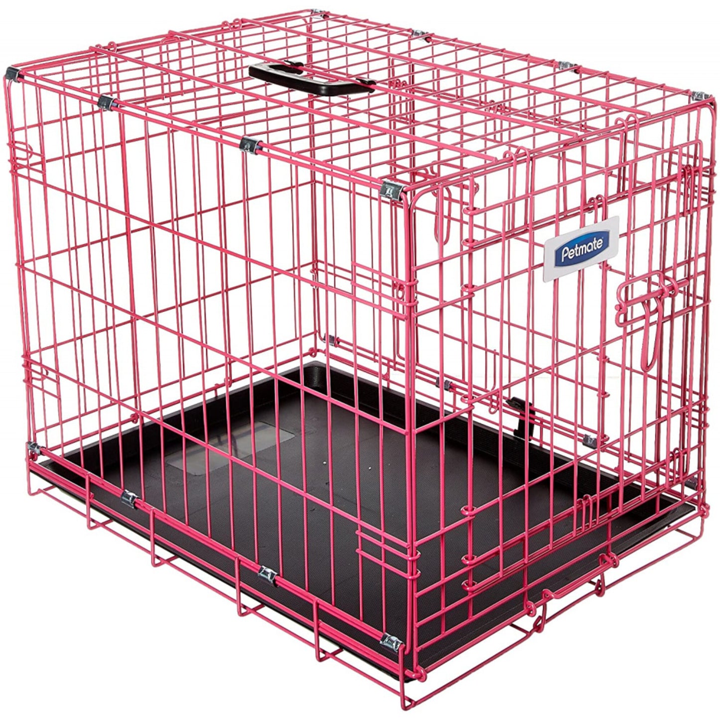 Petmate Puppy 2 Door Training Retreat Kennel Pink